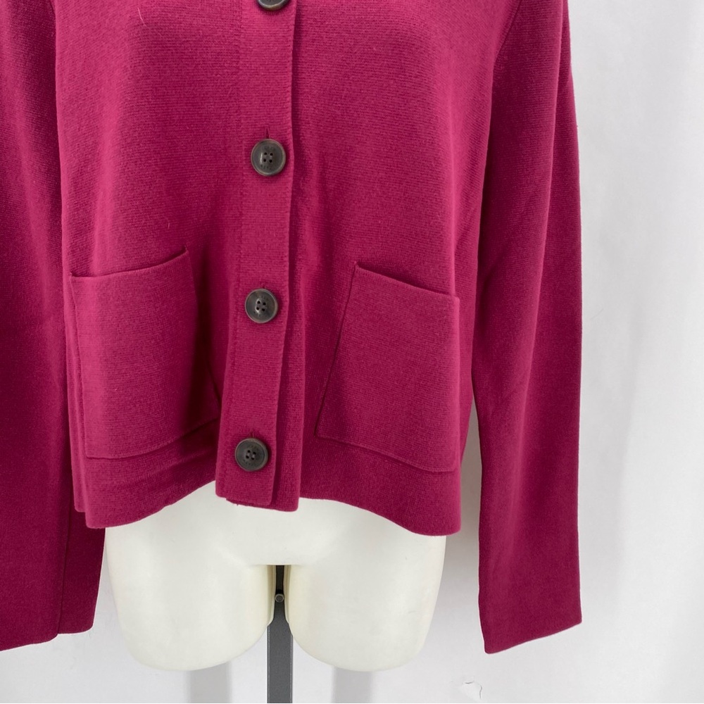 NWT J. Crew maroon cardigan - Picture 3 of 10